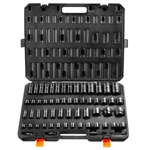 59-Pc Impact Socket Set SAE & Metric Cr-Mo Steel