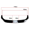 MK8 Front Bumper Lip Spoiler for VW Golf GTI GTD GTE R-Line 2020–2023