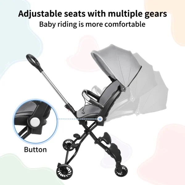 Lightweight Baby Travel Stroller with Automatic Folding