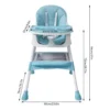 Baby High Chair Adjustable with Tray from Birth