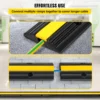 Rubber Speed Bump Cable Protector Ramp 1 Channel