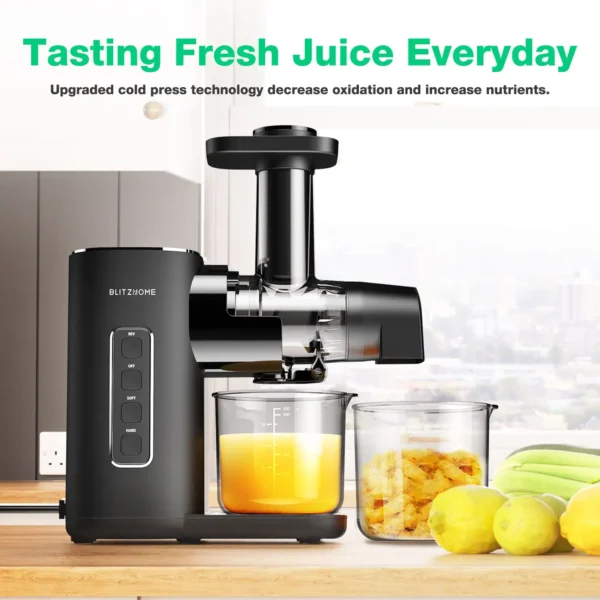 Cold Press Slow Juicer 2-Speed Quiet Motor