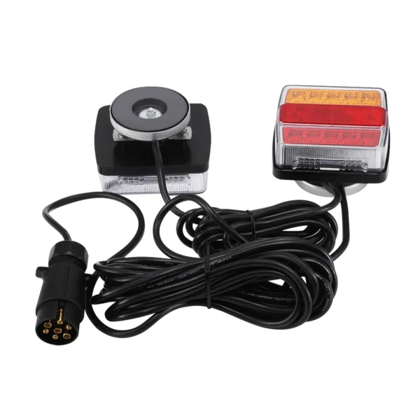 LED Trailer Rear Light Set 12V with 7-Pin Plug