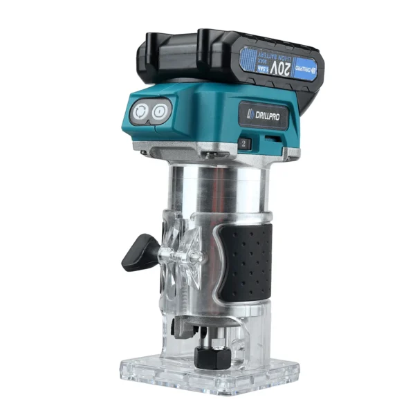 6.35mm Cordless Wood Router, 6 Speeds, 18V Battery