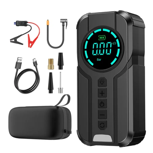 2-in-1 Jump Starter & Power Bank 10000mAh with Air Pump & Light