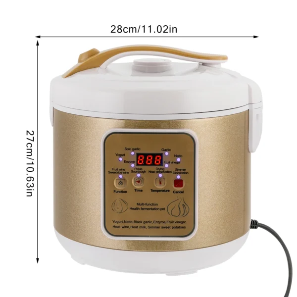 6L Black Garlic Fermenter 90W Intelligent Fermentation