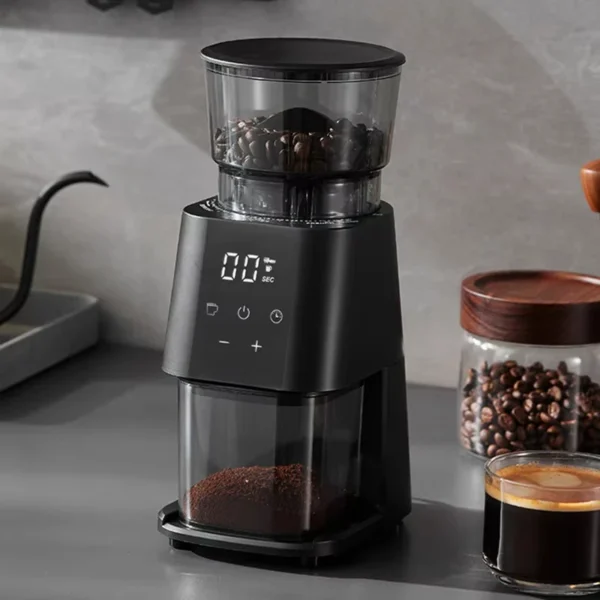 Automatic Electric Coffee Bean Grinder with Touch Screen