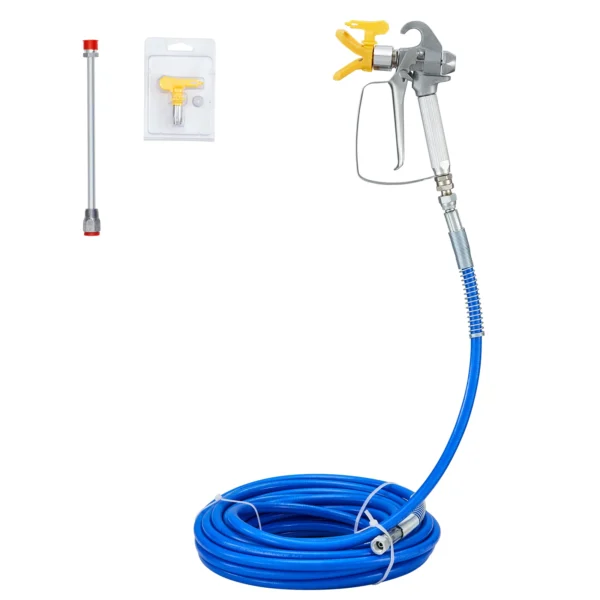 50ft Airless Paint Spray Hose Kit 3600 PSI w/517 Tip