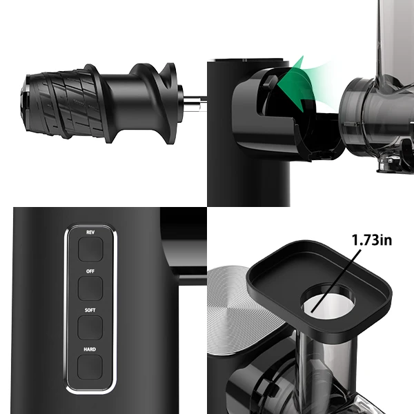Cold Press Slow Juicer 2-Speed Quiet Motor