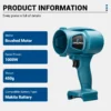 Turbine Blower, Lightweight Variable Speed