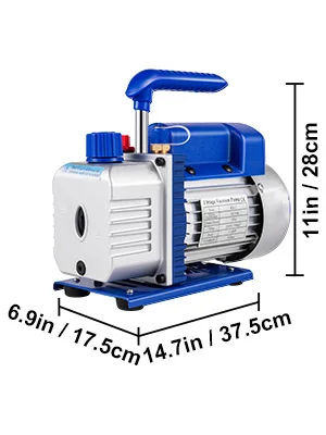 3CFM 1/4HP Single Stage Vacuum Pump HVAC