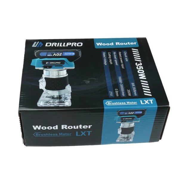 6.35mm Cordless Wood Router, 6 Speeds, 18V Battery