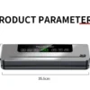 Electric Vacuum Sealer Dry/Wet Food Sealer with Cutter & UV