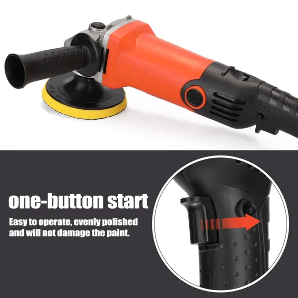 1200W Car Polisher 220V Variable Speed Waxing Machine