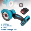 Cordless Mini Angle Grinder 18V