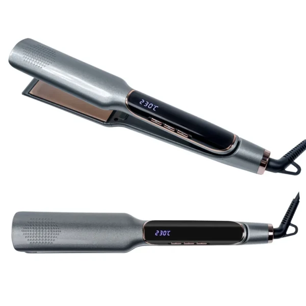 2-in-1 Adjustable Flat Iron for Wet & Dry Hair