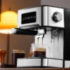850W 20Bar Semi-Automatic Espresso Machine with Steam Wand