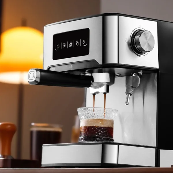 850W 20Bar Semi-Automatic Espresso Machine with Steam Wand