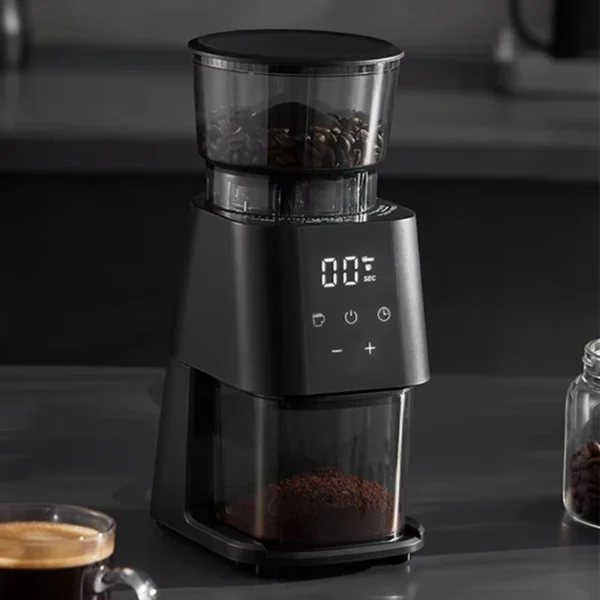 Automatic Electric Coffee Bean Grinder with Touch Screen