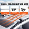 Adjustable Aluminum Roof Rack Crossbars 200lbs