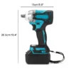 388VF Brushless Impact Wrench (Makita 18V Compatible)