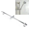 Adjustable Stainless Steel Shower Bar 360° Holder 21–66cm