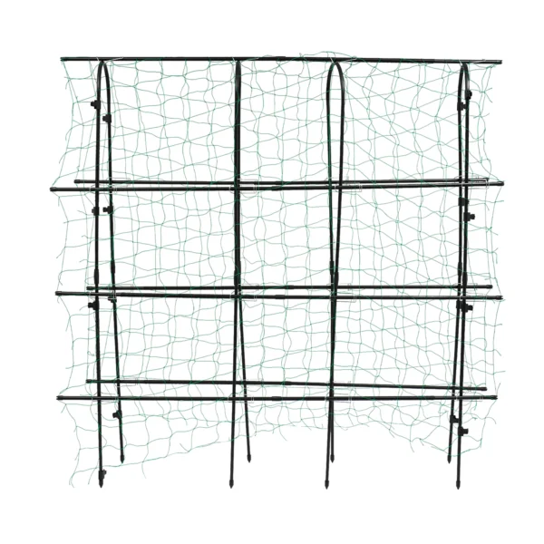 180×30×180cm Garden Arch Trellis with Netting
