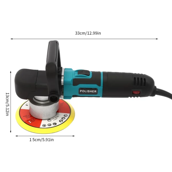 Electric Eccentric Polisher 2000–4500RPM for Car & Furniture