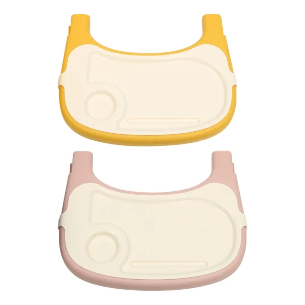 4-in-1 Folding Baby High Chair with Tray & Footrest
