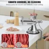 Manual Meat Grinder Stainless Steel Meat Mincer with Clamp