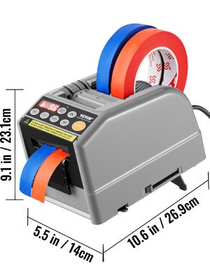 ZCUT-9 Automatic Tape Cutter 6–60mm Electric Dispenser