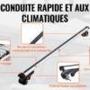Adjustable Aluminum Roof Rack Crossbars 200lbs