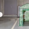 Walk-in Greenhouse with Shelves PE Cover Steel Frame