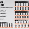 59-Pc Impact Socket Set SAE & Metric Cr-Mo Steel