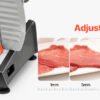 Electric Meat Slicer 0–0.6" Thickness