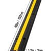 Rubber Speed Bump Cable Protector Ramp 1 Channel