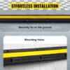Rubber Speed Bump Cable Protector Ramp 1 Channel