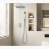 SucceBuy Rainfall Shower System with Handheld Spray Wall Mounted