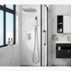 SucceBuy Rainfall Shower System with Handheld Spray Wall Mounted