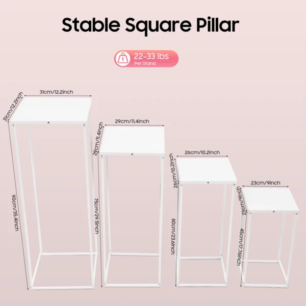 A3855b99e200145f39fe5ab082bc8cbbf0-1.webp 4pcs Metal Plant Stand Set Iron Garden Holders
