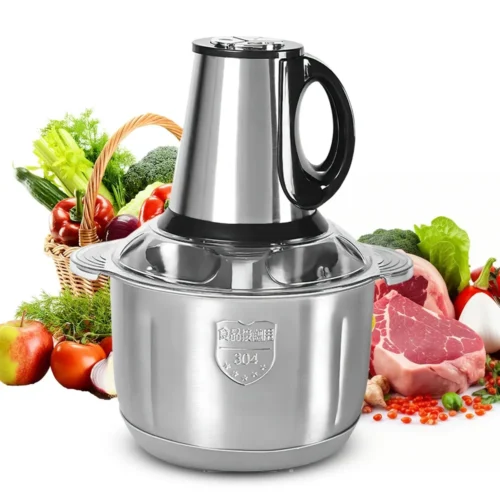5L Electric Meat Grinder 500W 5-Blade Steel