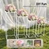 A4fbc011f2c0f4c80a50cf2fc74e44e1fE-3.webp 4pcs Metal Plant Stand Set Iron Garden Holders