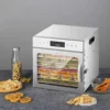 8 Tray Food Dehydrator 400W Stainless Steel LED