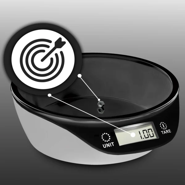 Retoo Kitchen Scale 5kg with 700ml Bowl