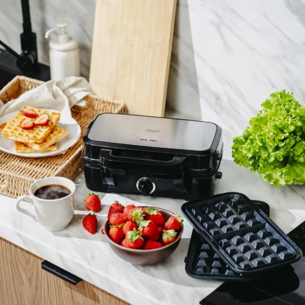 3in1 Toaster, Grill & Waffle 1500W