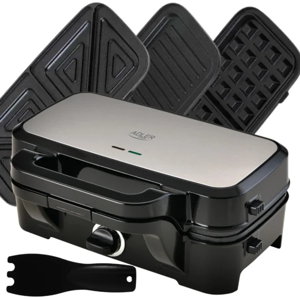 3in1 Toaster, Grill & Waffle 1500W
