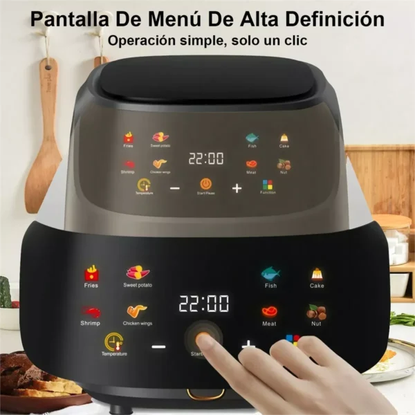 8L Air Fryer Oven LED Touch Window