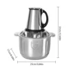 5L Electric Meat Grinder 500W 5-Blade Steel