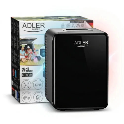 Mini 4L Tourist Fridge & Heater Black