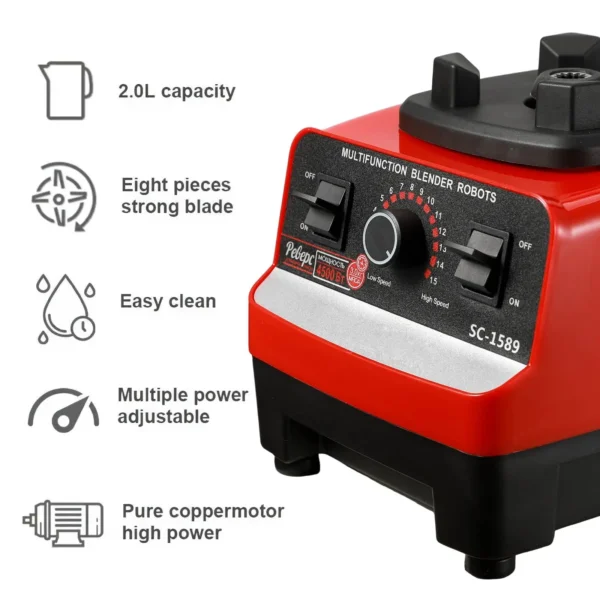 2in1 Blender Food Processor 2000W